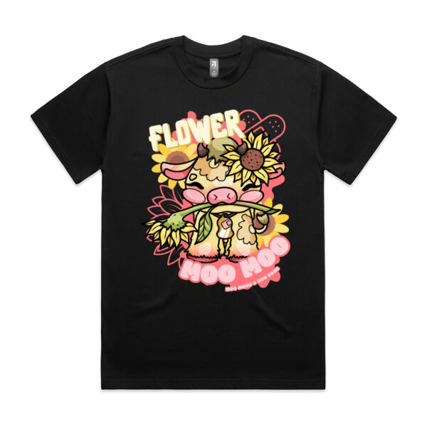 Flower Moo Moo Printed Tee Thumbnail