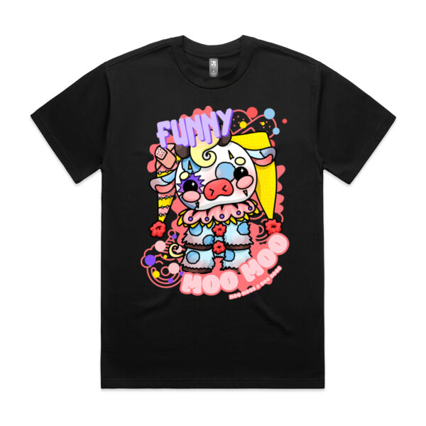 NEW!! Funny Moo Moo Printed Tee Thumbnail