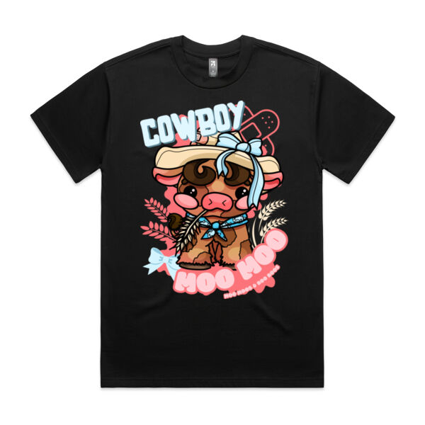 NEW!! Cowboy Moo Moo Printed Tee Thumbnail